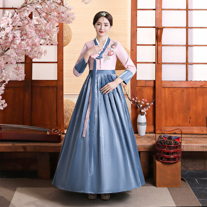 Hanbok Folk Women Traditional Costume Korean Dress 3