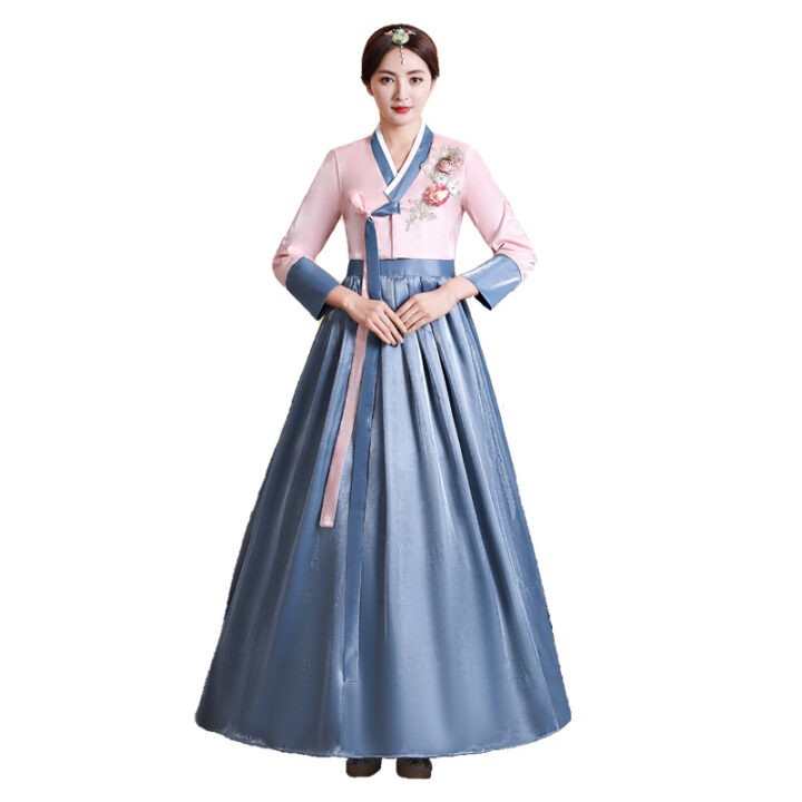 Hanbok Folk Women Traditional Costume Korean Dress 6