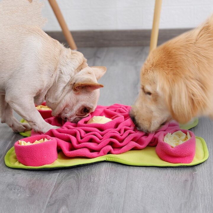 Dog sniff mat training blanket 3