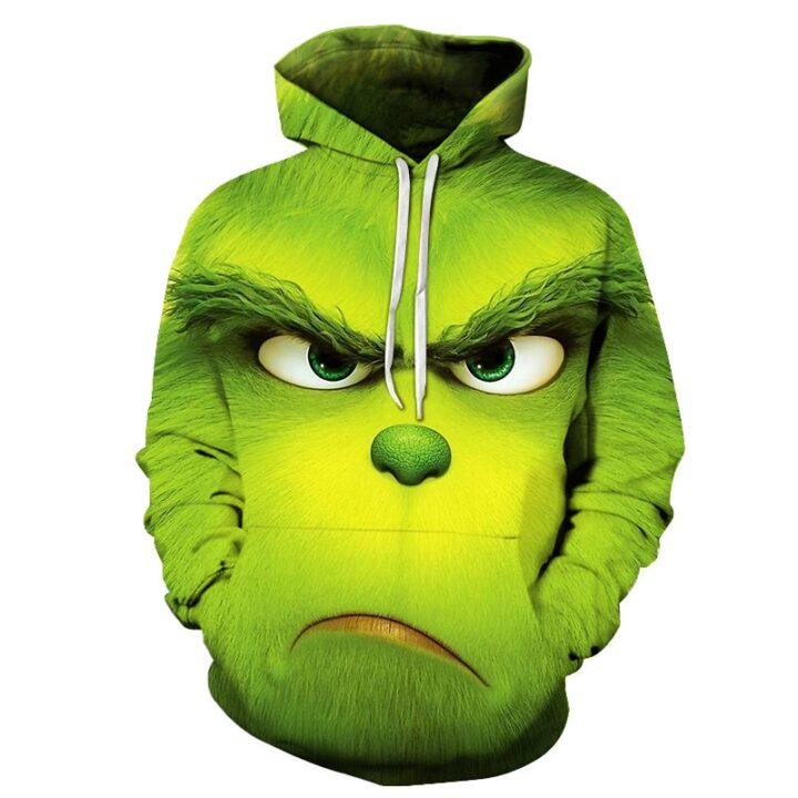 Grinch Full Face Hoodie 3