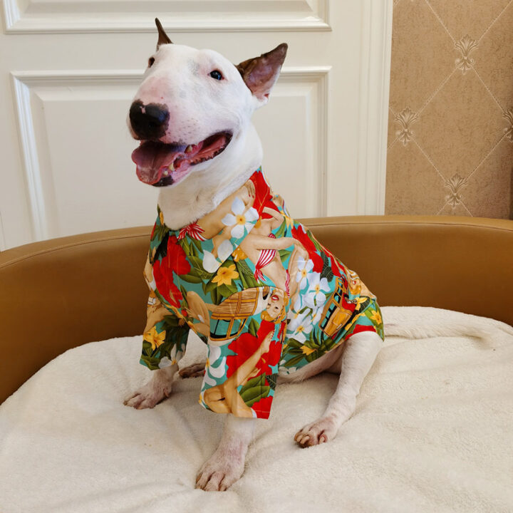 Fashion Hawaiian Beauty Pattern Cat And Dog Shirt 1