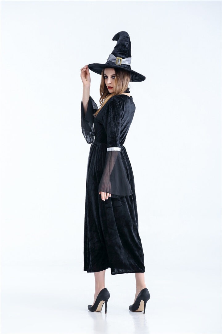Polyester Scary Witch Halloween Costume 3