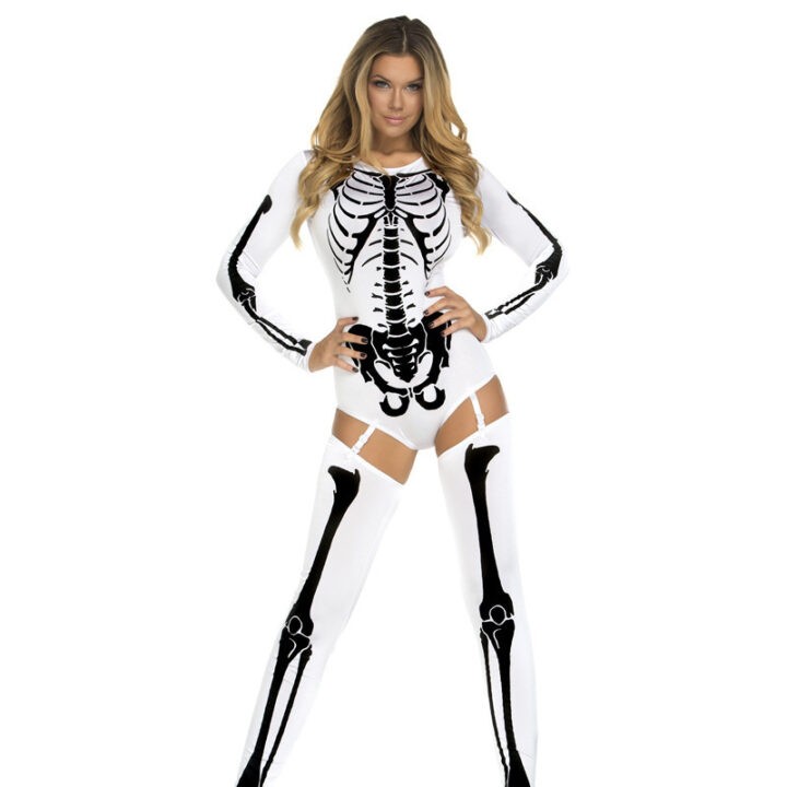 Skeleton Scary Dark Costumes 3