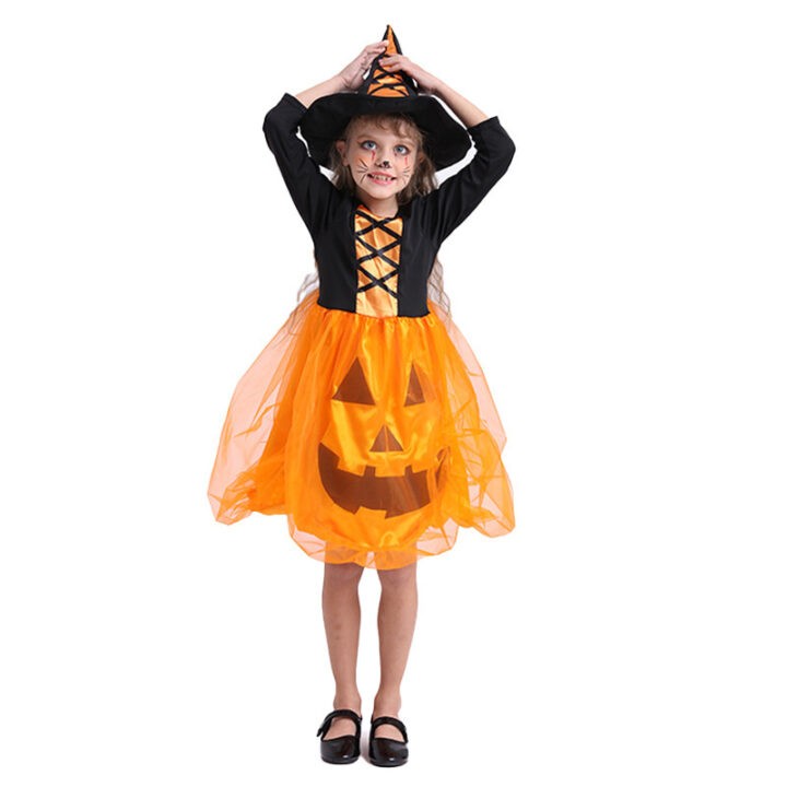 Glowing Pumpkin Halloween Costume 2