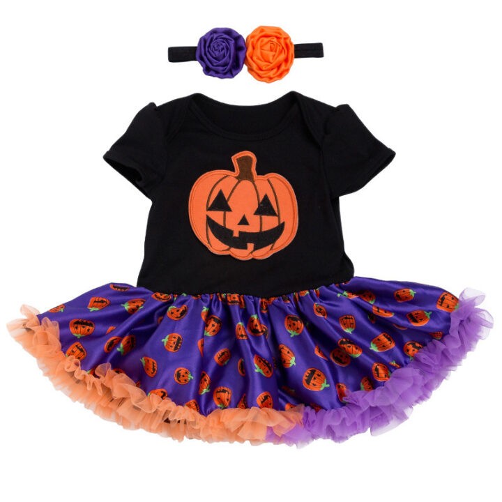 Pumpkin Romper for Kids Halloween 3
