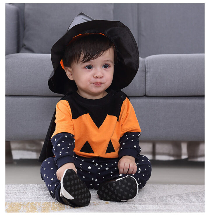 Halloween Pumpkin Clothes for Kinders 3