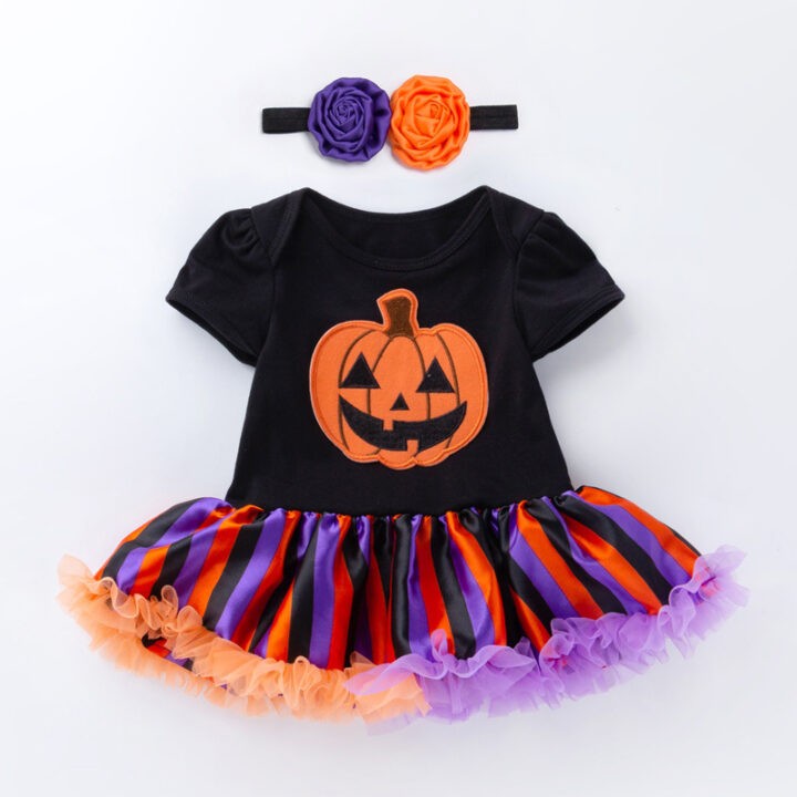 Pumpkin Romper for Kids Halloween 2