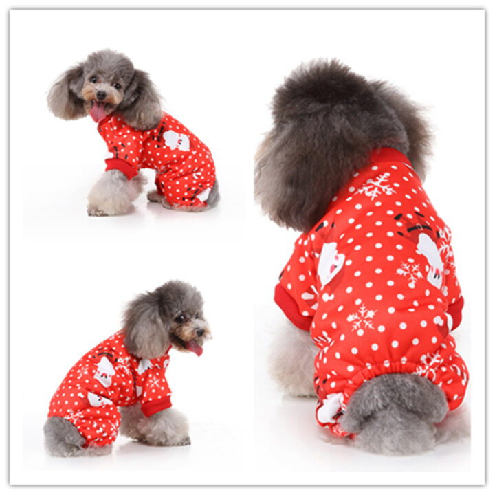 Cozy Polyester Christmastime Dog Sweater 1