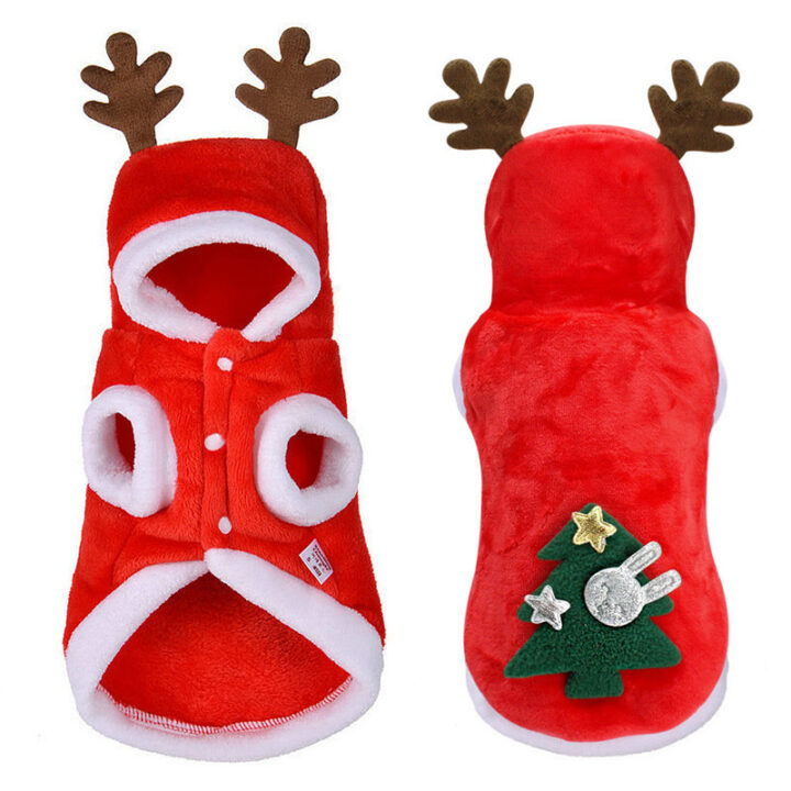 Cozy Pet Elk Christmas Outfit 3