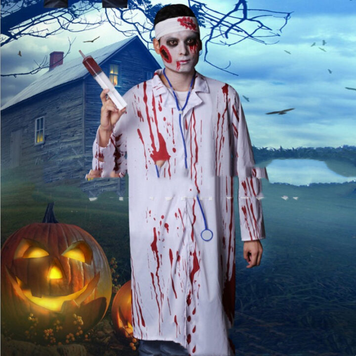 Halloween Bloody Doctor and Nurse Costumes 3