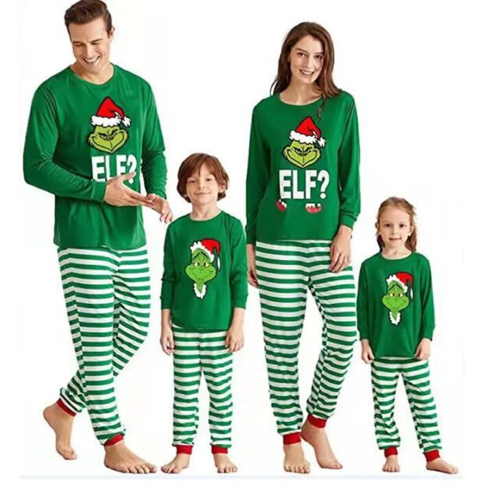 Grinch Family Matching Pajamas 1