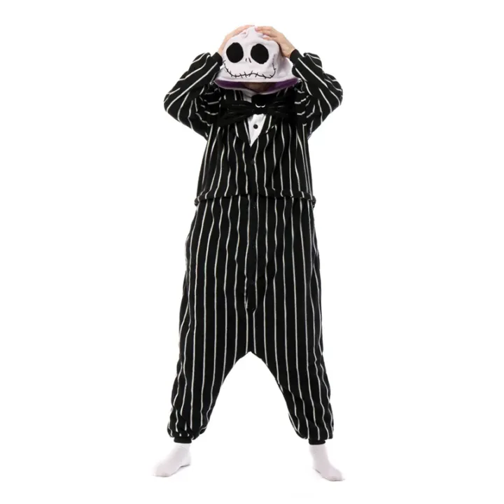 Skeleton Stripe Halloween Kigurumi Onepic 1