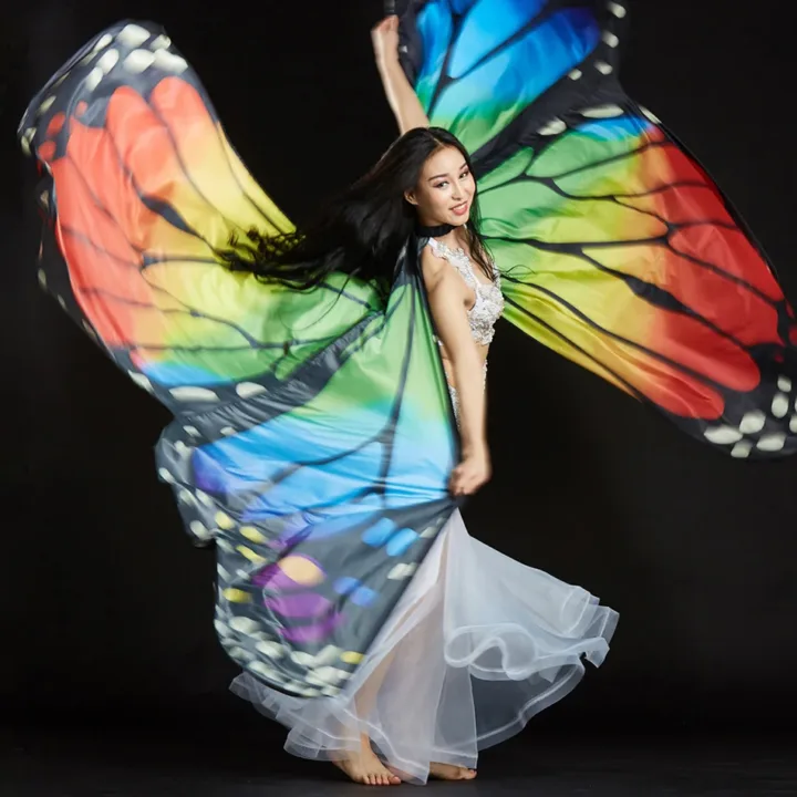 Colorful Butterfly Wings Costume for Women 3