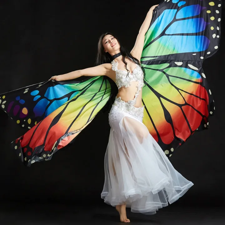 Colorful Butterfly Wings Costume for Women 4