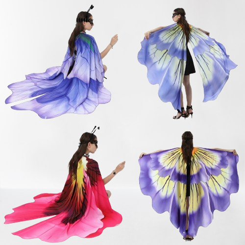 Colorful Butterfly Large Wings Outfit