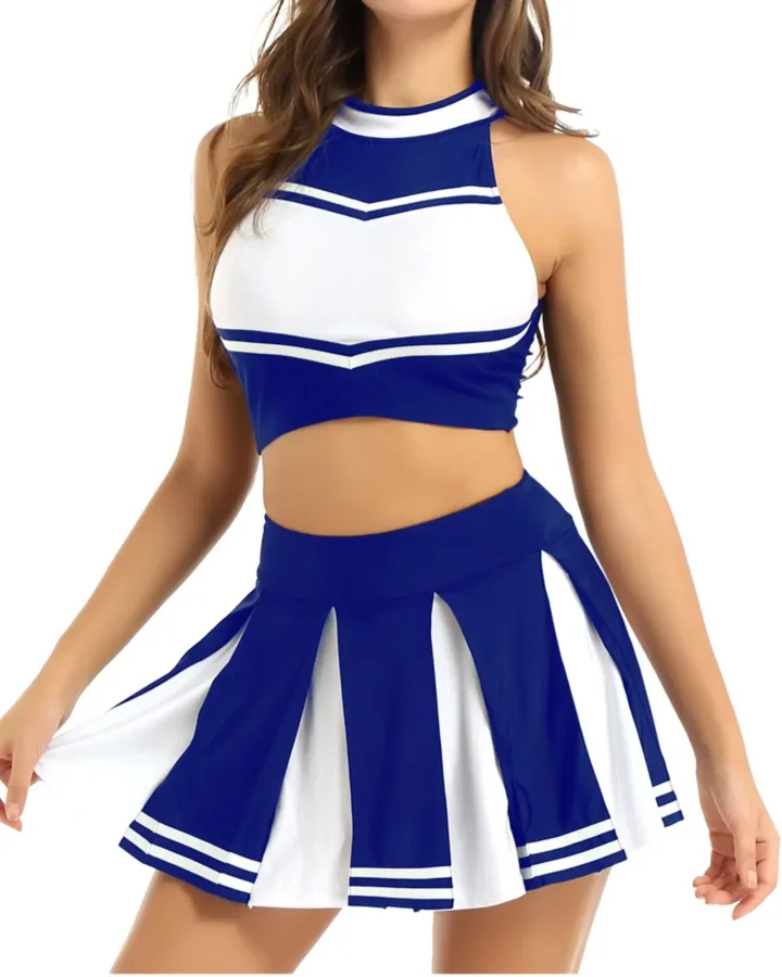 Schoolgirl Cheerleader Costume Set 2
