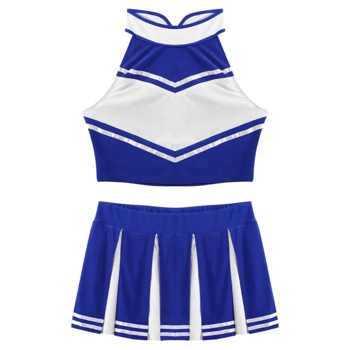 Schoolgirl Cheerleader Costume Set 6