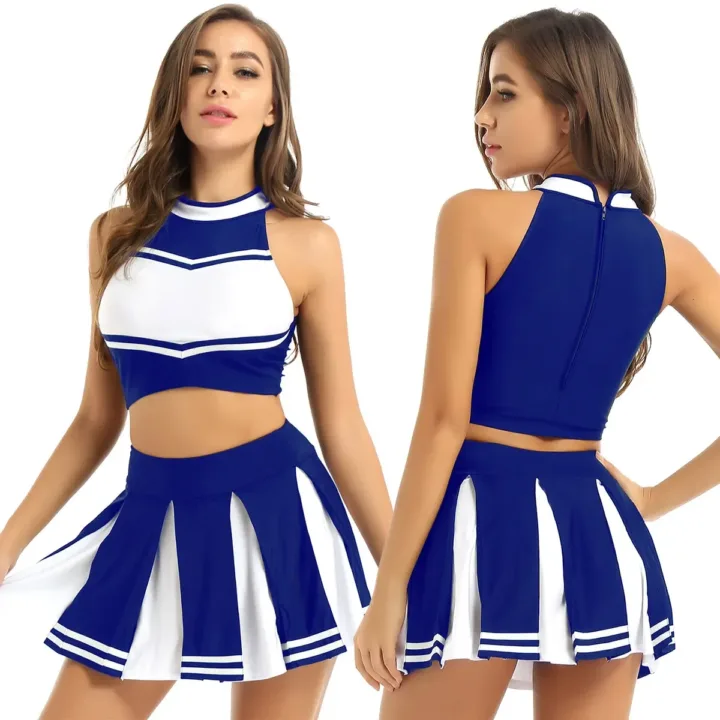 Schoolgirl Cheerleader Costume Set 1