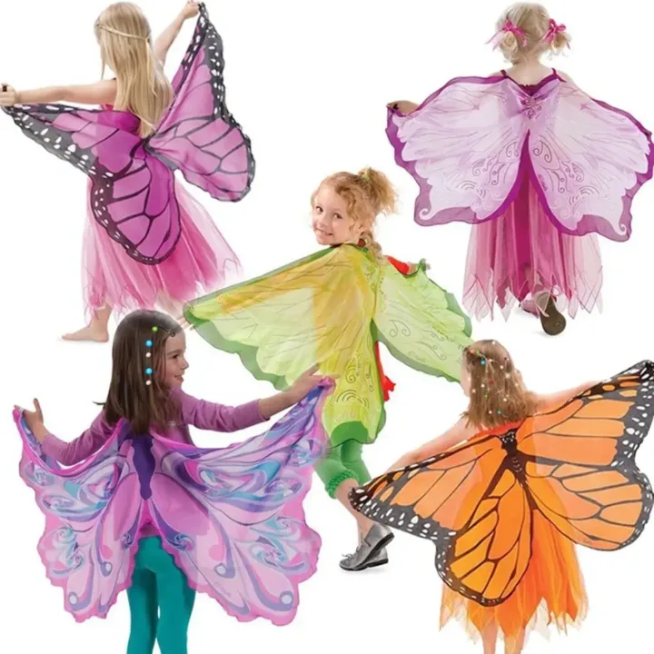 Kids Angel Cloak and Wings 4