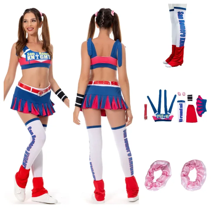 Lollipop Chainsaw Cheerleader Women Dressup 1